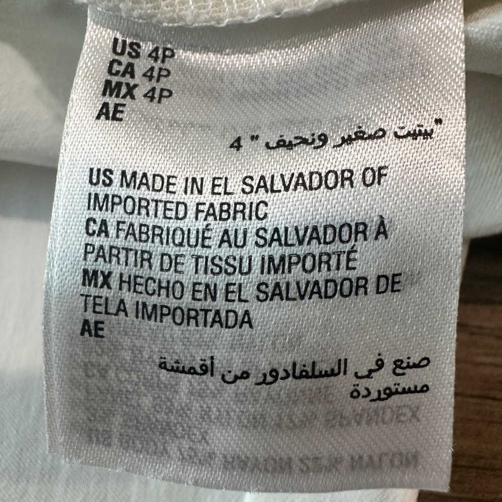 Alfani Skinny Pant with Tummy Control Size 4P White - Picture 8 of 9